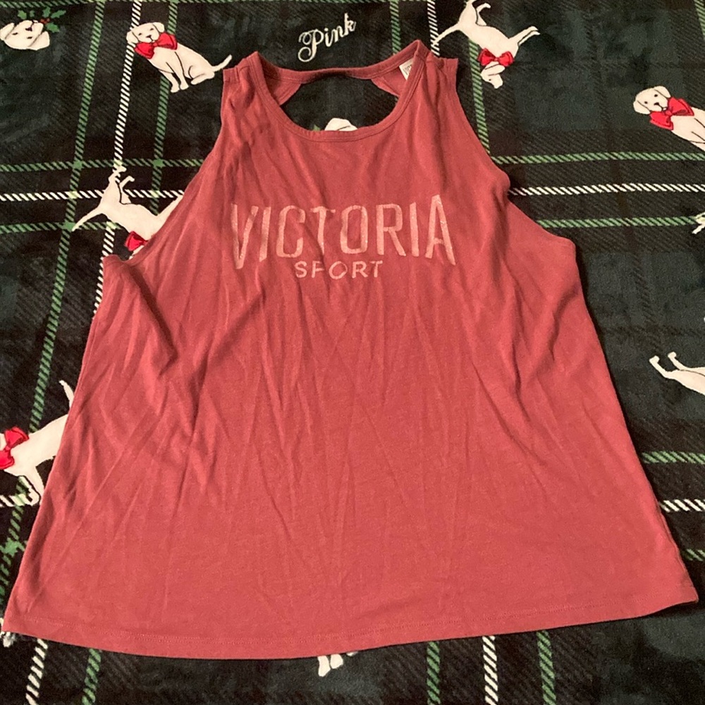 Womens Victoria secret sport open back tank top